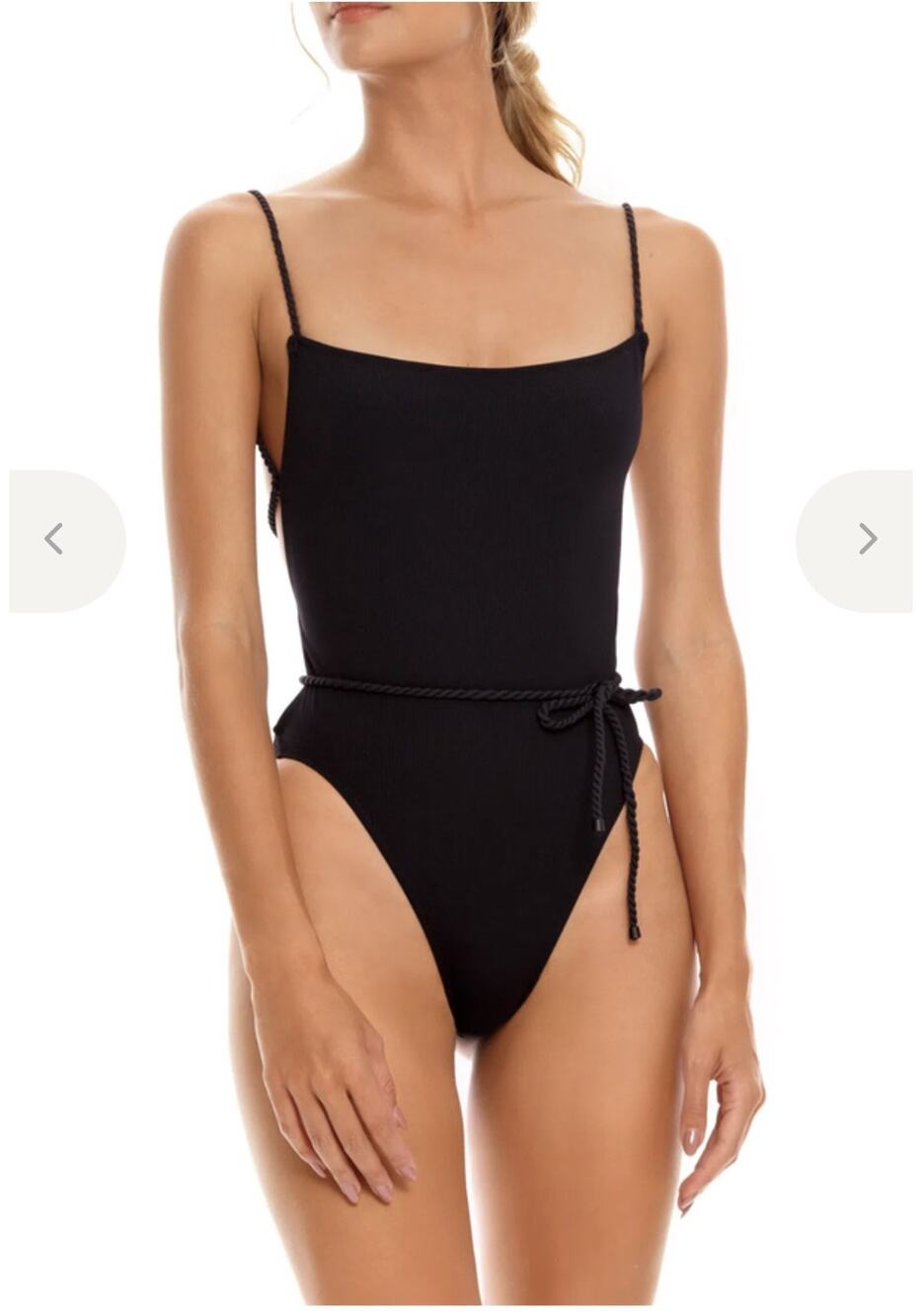 Agua Bendita Kali One Piece Black Swimsuit Size: L